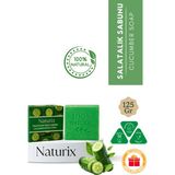 Naturix Salatalık Sabunu 125 gr | Nemlendirici ve Arındırıcı Bakım Sabunu