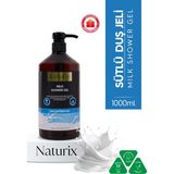 Naturix Sütlü Duş Jeli Nemlendirici ve Cildi Yumuşatan Günlük Temizlik Jeli - 1000 ml