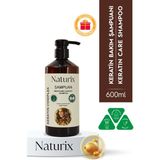 Naturix Tüm Saç Tipleri Için Keratin Saç Bakım Şampuanı 600 ml