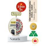 Naturix Türk Hamamı Süngerli Sabun 150 gr | Cildi Ölü Deriden Arındırır Ve Derinlemesine Temizler