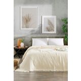 Naturosa Florin Çift Kişilik 4 Kat Müslin Pike/Yatak Örtüsü Krem 200 x 220