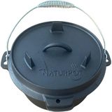 Naturpot Döküm Tencere 10 Dutch Oven Demir Döküm Kamp Tenceresi cm