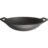 Naturpot Sac Kavurma Tavası Kaplamasız Gerçek Demir Döküm Derin Wok 34 cm
