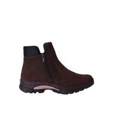 Natursoft Kadın Nubuk Yandan Fermuarlı Dolgu Tabanlı Kışlık Bot Kahve NS26240680N