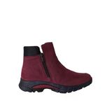 Natursoft Kadın Yandan Fermuarlı Nubuk Dolgu Tabanlı Kışlık Postal Bot Bordo Ns26240680n