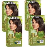Naturtint 4N Doğal Kestane Doğal 4x170 ml Saç Boyası