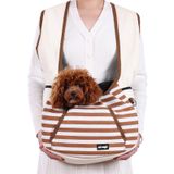 NATUYA Köpek Sling Taşıyıcı Yavru Köpek Taşıyıcı, Ayarlanabilir Pet Ön Askı Taşıyıcı Sırt Çantası Seyahat Çantası, Alt Ped, Küçük Köpek Kedi Köpek Seyahat Yürüyüş Kamp için Evcil Hayvan Taşıyıcı