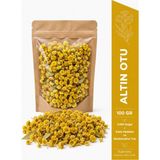 Natvera Altın Otu 100 gr | %100 Doğal Kurutulmuş Altın Otu | Katkısız Bitki Çayı | Kilitli Kraft Doypack