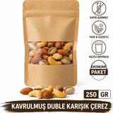 Natvera Duble Karışık Çerez 250 gr – Fındık, Antep Fıstığı, Kaju, Badem