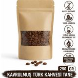 Natvera Kavrulmuş Tane Türk Kahvesi 250 gr – %100 Arabica, Yoğun Aromalı - 250, gr