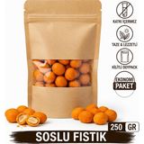Natvera Soslu Fıstık 250 gr – Çıtır Kaplamalı Fıstık