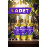 Natzera Üzüm Çekirdeği Yağı 3X20 ml – %100 Saf Soğuk Sıkım Antioksidan Yaşlanma Karşıtı Cilt & Saç Bakımı - Miktar