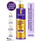 Naubella Keratin & Kolajen Sıvı Saç Kremi 250 ml Onarıcı ve Dolgunlaştırıcı Etkili Formül