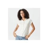 Nautica 45K107T.1MA Kırık Beyaz Relaxed Fit Kadın Gömlek