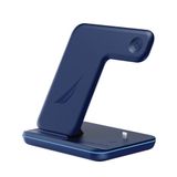 Nautica CH400 3'in 1 Kablosuz 15W Hızlı Şarj istasyonu MagSafe Uyumlu Navy