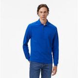 Nautica Classic Fit Uzun Kollu Polo Yaka Erkek Mavi T-SHIRT.40P - 40P-Mavi