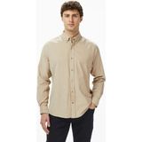 Nautica Erkek Bej Classic Fit Gömlek - 12X-Bej - XL