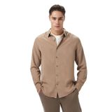 Nautica Erkek Bej Classic Fit Gömlek-W57536T.3DA S