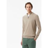 Nautica Erkek Bej Classic Fit Kazak S57104T.1FS - 1FS-Bej