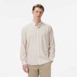 Nautica Erkek Bej Regular Fit Çizgili Gömlek W65445T.2TS - 2Ts-Bej