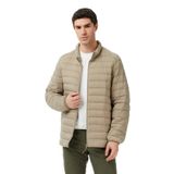 Nautica Erkek Bej Regular Fit Dik Yaka Su İtici Kaz Tüyü Mont-J57041T.2VT M