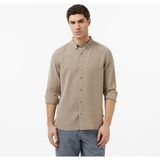 Nautica Erkek Bej Regular Fit Gömlek W65400T.2GR - 2GR-Bej - S