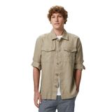 Nautica Erkek Bej Regular Fit Keten Gömlek-W65420T.2CA L