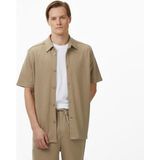 Nautica Erkek Bej Regular Fit Kısa Kollu Gömlek W55521T.1FS - 1FS-Bej