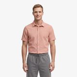 Nautica Erkek Bej Regular Fit Kısa Kollu Gömlek-W65416T.2TS M
