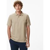 Nautica Erkek Bej Regular Fit Polo Yaka T-Shirt - 1FS-Bej - XL