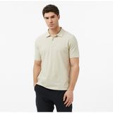 Nautica Erkek Bej Regular Fit Polo Yaka T-Shirt K65002T.1AS - 1AS-Bej