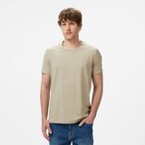 Nautica Erkek Bej Regular Fit T-Shirt - 1FS-Bej - M