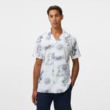 Nautica Erkek Beyaz Classic Fit Desenli Gömlek - 1BW-Beyaz