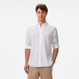 Nautica Erkek Beyaz Classic Fit Gömlek - 1BW-Beyaz - 2XL