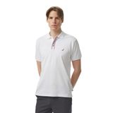 Nautica Erkek Beyaz Classic Fit Polo Yaka T-Shirt-K55306T.1BW L