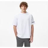 Nautica Erkek Beyaz Oversize T-Shirt - 1BW-Beyaz - L
