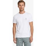 Nautica Erkek Beyaz Regular Fit Baskılı T-Shirt V65350T.1BW - 1BW-Beyaz - 2XL