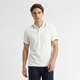Nautica Erkek Beyaz Regular Fit Polo Yaka T-Shirt - 1BW-Beyaz
