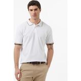 Nautica Erkek Beyaz Regular Fit Polo Yaka T-Shirt K65354T.1BW - 1BW-Beyaz - XL