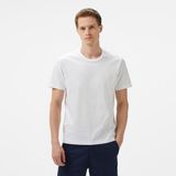Nautica Erkek Beyaz Regular Fit T-Shirt - 1BW-Beyaz - M
