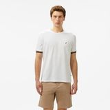Nautica Erkek Beyaz Regular Fit T-Shirt V55225T.1BW - 1BW-Beyaz - 3XL