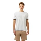 Nautica Erkek Beyaz Regular Fit T-Shirt-V55225T.1BW XL