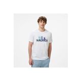Nautica Erkek Beyaz Regular Fit T-shirt