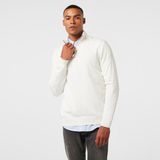 Nautica Erkek Beyaz Standart Fit Dik Yakalı Kazak - 1MA-Beyaz - XS