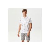 Nautica Erkek Classic Fit Beyaz Kısa Kollu Polo Yaka T-shirt
