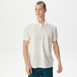 Nautica Erkek Ekru Classic Fit Polo Yaka T-Shirt K45315T.1MA - 1MA-Krem - XS