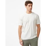 Nautica Erkek Ekru Regular Fit T-Shirt V57271T.1MA - 1MA-Krem - 2XL