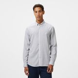 Nautica Erkek Gri Classic Fit Çizgili Gömlek - 0HF-Gri