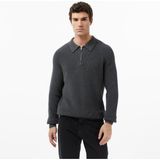 Nautica Erkek Gri Classic Fit Kazak - 00E-Gri - XL