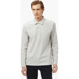 Nautica Erkek Gri Classic Fit Uzun Kollu Polo Yaka T-Shirt - 0GV-Gri - 3XL